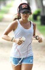 LUCY HALE Out Jogging in Los Angeles