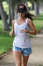 LUCY HALE Out Jogging in Los Angeles
