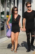 LUCY HALE Out Shopping in Beverly Hills
