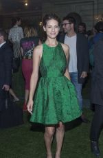 LYNDSY FONSECA at Alice+Olivia by Stacey Bendet Fashion Show in New York