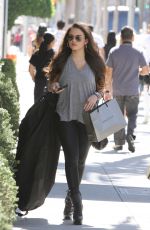MADISON PETTIS Out Shopping in Beverly Hills
