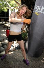 MAITLAND WARD at a Workingout Photoshoot in West Hollywood