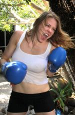 MAITLAND WARD at a Workingout Photoshoot in West Hollywood