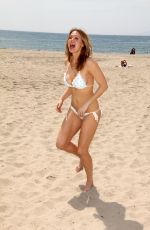 MAITLAND WARD in Bbikini at Marina Del Rey Beach