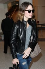 MANDY MOORE Arrives at Los Angeles International Airport