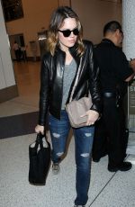 MANDY MOORE Arrives at Los Angeles International Airport