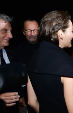 MARION COTILLARD at Christian Dior Fashion Show in Paris