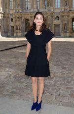 MARION COTILLARD at Christian Dior Fashion Show in Paris