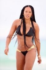 MELANIE BROWN in Bbikini at a Beach in Mexico