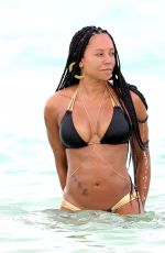 MELANIE BROWN in Bbikini at a Beach in Mexico