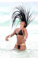 MELANIE BROWN in Bbikini at a Beach in Mexico