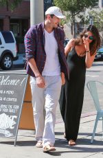 MILA KUNIS and Ashton Kutcher Out and About in Los Angeles