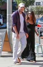 MILA KUNIS and Ashton Kutcher Out and About in Los Angeles