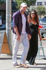 MILA KUNIS and Ashton Kutcher Out and About in Los Angeles