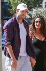 MILA KUNIS and Ashton Kutcher Out and About in Los Angeles
