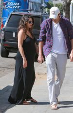 MILA KUNIS and Ashton Kutcher Out and About in Los Angeles