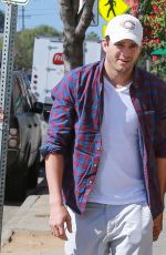 MILA KUNIS and Ashton Kutcher Out and About in Los Angeles