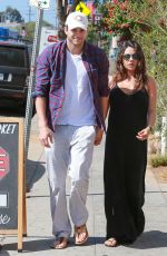 MILA KUNIS and Ashton Kutcher Out and About in Los Angeles