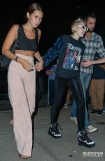 MILEY CYRUS and BELLA HADID Leaves Alexander Wang’s After Party in NEw York