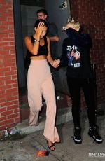 MILEY CYRUS and BELLA HADID Leaves Alexander Wang’s After Party in NEw York