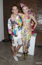 MILEY CYRUS at Jeremy Scott Dirty Hippie Fashion Show in New York