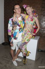 MILEY CYRUS at Jeremy Scott Dirty Hippie Fashion Show in New York