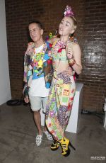 MILEY CYRUS at Jeremy Scott Dirty Hippie Fashion Show in New York
