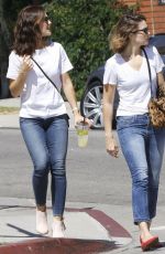 MINKA KELLY and MANDY MOORE Out and About in Los Angeles