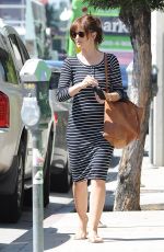 MINKA KELLY in Dress Out and About in Los Angeles