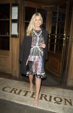 MOLLIE KING at Next Model Management London Fashion Week Dinner