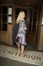 MOLLIE KING at Next Model Management London Fashion Week Dinner