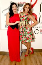 MYLEENE KLASS at Classic FM Radio Studios in London