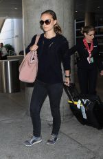 NATALIE PORTMAN Arrives at LAX Airport in Los Angeles 0909