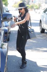 NAYA RIVERA Leaves a Laser Hair Removal Center in Studio City