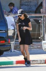 NAYA RIVERA Leaves Spitz Resturant in Los Angeles