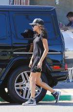 NAYA RIVERA Leaves Spitz Resturant in Los Angeles