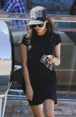 NAYA RIVERA Leaves Spitz Resturant in Los Angeles