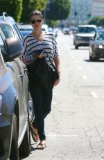 NEVE CAMPBELL Leaves Twist Cafe in Los Angeles