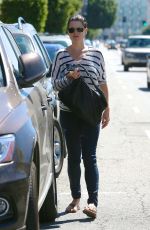 NEVE CAMPBELL Leaves Twist Cafe in Los Angeles