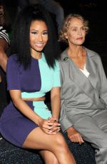 NICKI MINAJ at Alexander Wang Fashion Show in New York