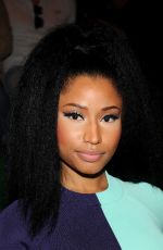 NICKI MINAJ at Alexander Wang Fashion Show in New York