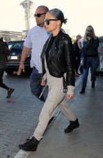 NICOLE RICHIE Arrives at Los Angeles International Airport