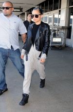 NICOLE RICHIE Arrives at Los Angeles International Airport