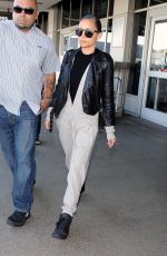 NICOLE RICHIE Arrives at Los Angeles International Airport