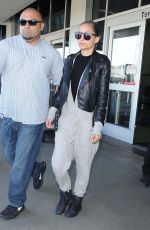 NICOLE RICHIE Arrives at Los Angeles International Airport