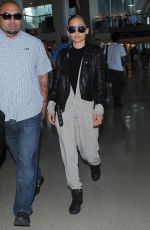 NICOLE RICHIE Arrives at Los Angeles International Airport