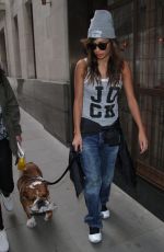 NICOLE SCHERZINGER Arrives at Her Hotel in London