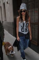 NICOLE SCHERZINGER Arrives at Her Hotel in London