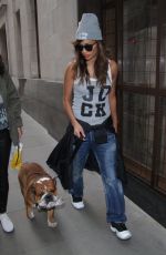 NICOLE SCHERZINGER Arrives at Her Hotel in London