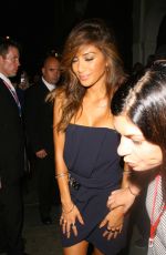 NICOLE SCHERZINGER Arrives at Sunday Night at the Palladium in London